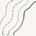 Silver Bracelet Stack