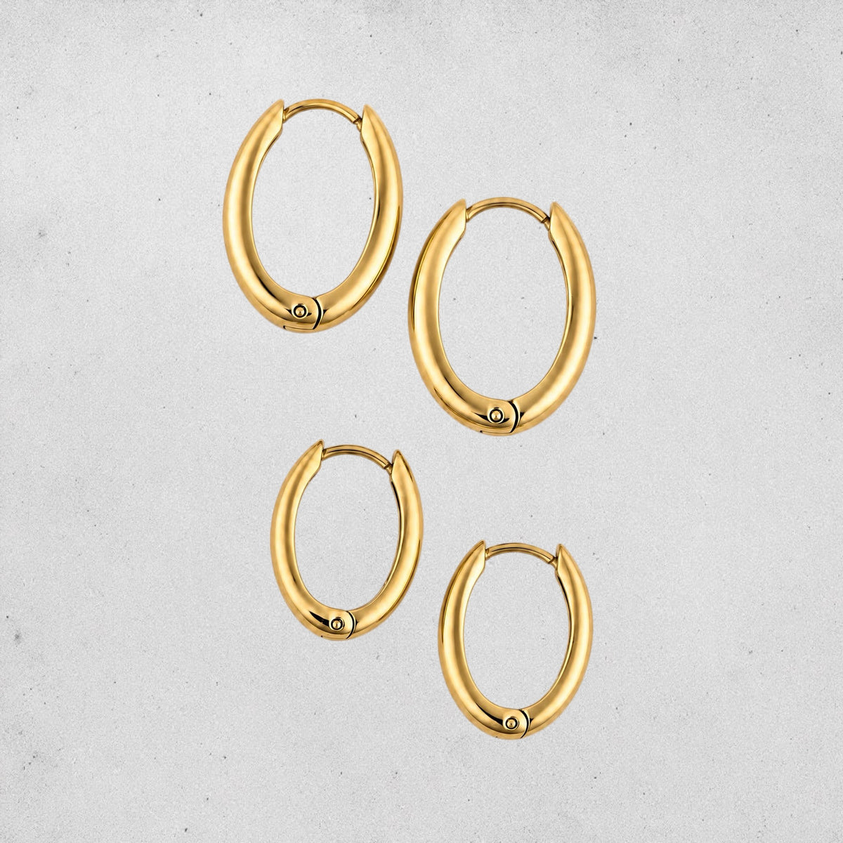 Oval Huggie Stack